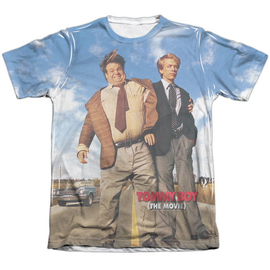 Tommy Boy - Poster - Adult 65/35 Poly/cotton Short Sleeve Tee - White T-shirt
