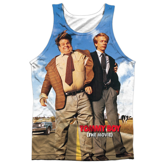 Tommy Boy - Poster - Adult 100% Poly Tank Top - White