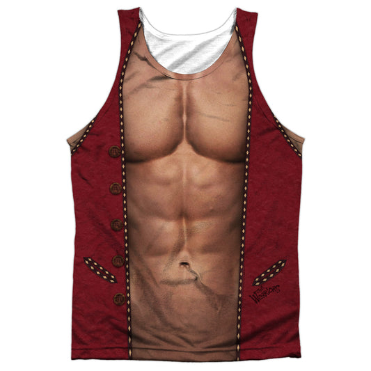 Warriors - Vest - Adult 100% Poly Tank Top - White