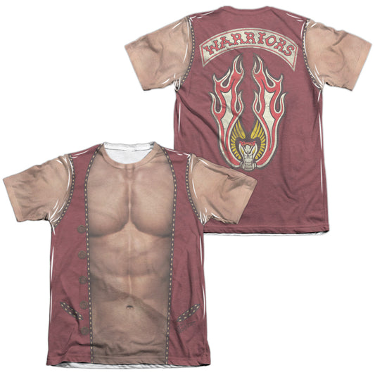 Warriors - Vest - Adult Poly/cotton Short Sleeve Tee - White T-shirt