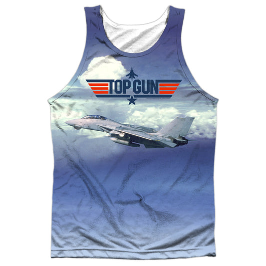 Top Gun - Take Off - Adult 100% Poly Tank Top - White