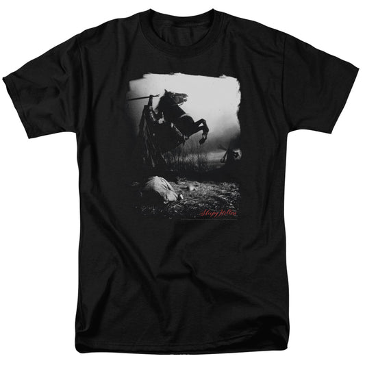 Sleepy Hollow - Foggy Night - Short Sleeve Adult 18/1 - Black T-shirt