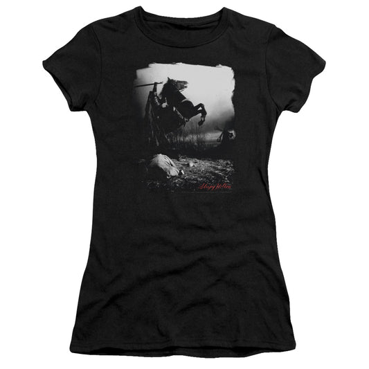 Sleepy Hollow - Foggy Night - Short Sleeve Junior Sheer - Black T-shirt