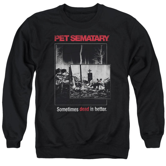 Pet Sematary - Cat Poster - Adult Crewneck Sweatshirt - Black