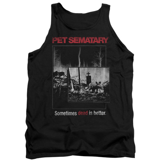 Pet Sematary - Cat Poster - Adult Tank - Black