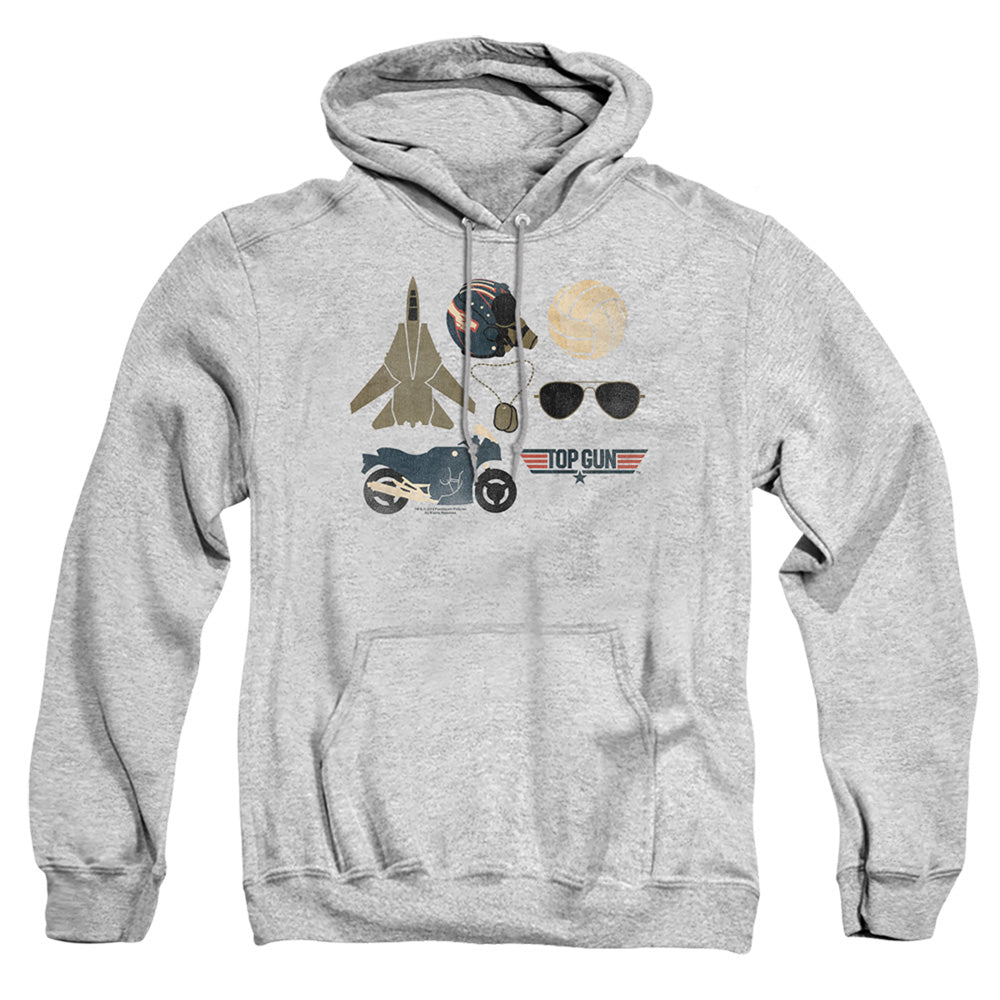 Top Gun - Items - Adult Pull-over Hoodie - Athletic Heather