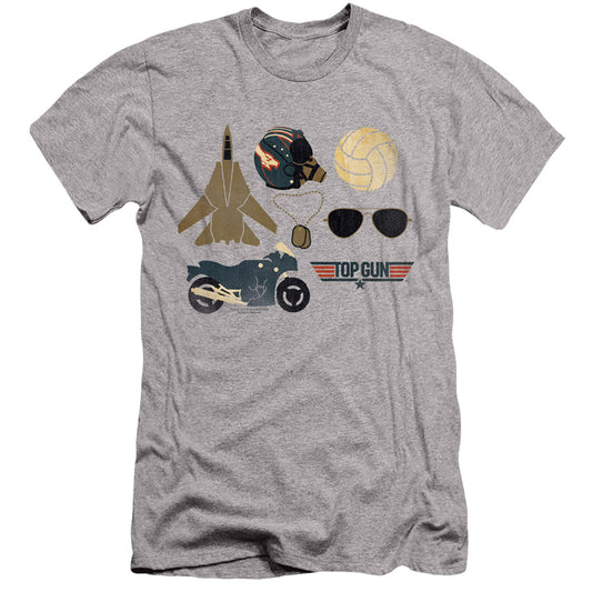 Top Gun - Items - Short Sleeve Adult 30/1 - Athletic Heather T-shirt