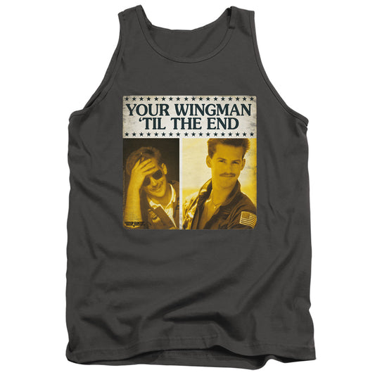Top Gun - Til The End - Adult Tank - Charcoal