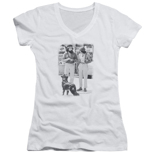 Up In Smoke - Cheech Chong Dog-junior V-neck - White