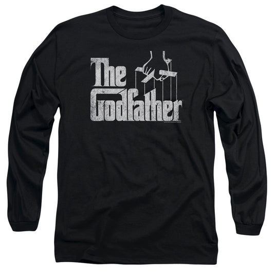 Godfather - Logo - Long Sleeve Adult 18/1 - Black T-shirt