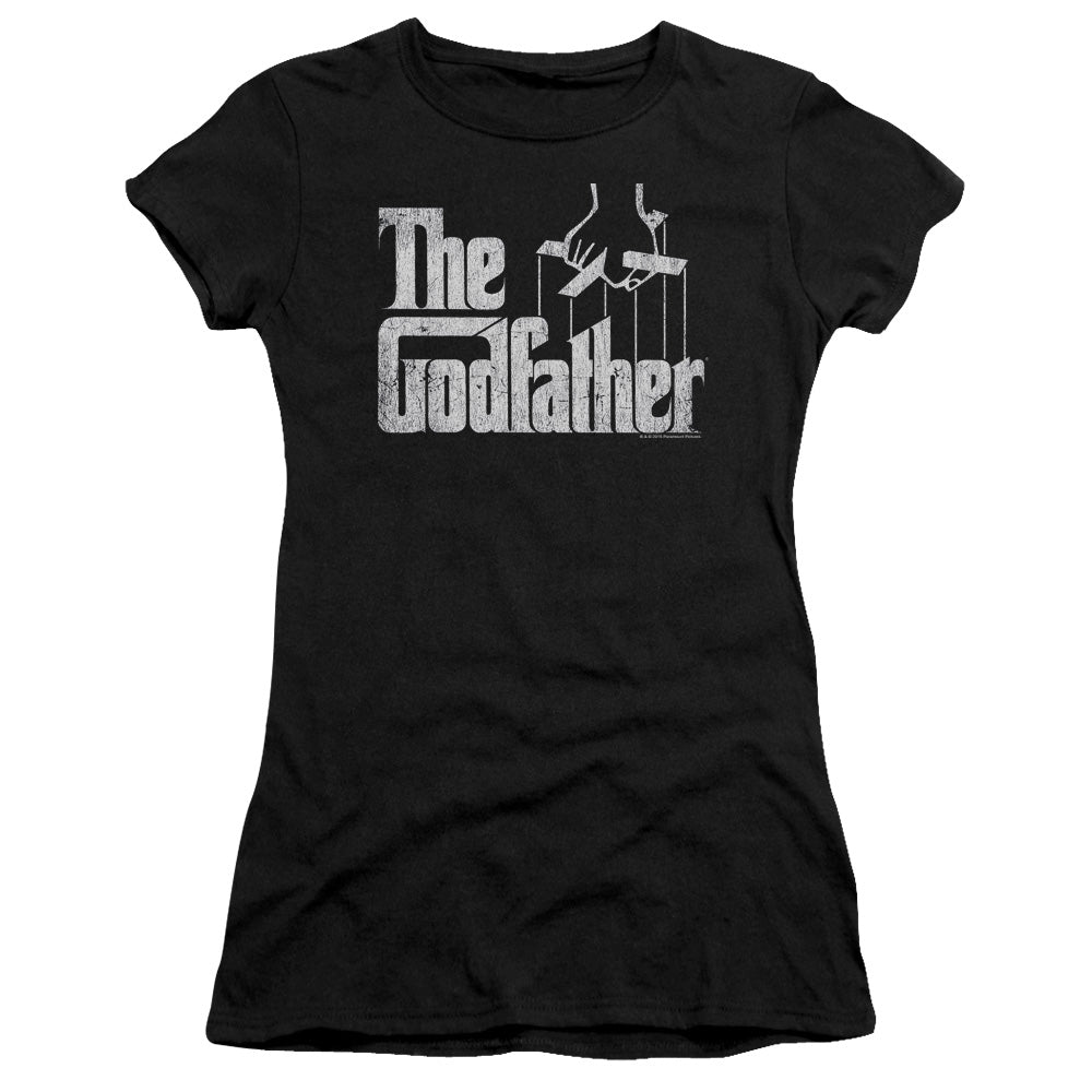 Godfather - Logo - Short Sleeve Junior Sheer - Black T-shirt