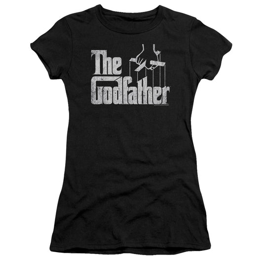 Godfather - Logo - Short Sleeve Junior Sheer - Black T-shirt