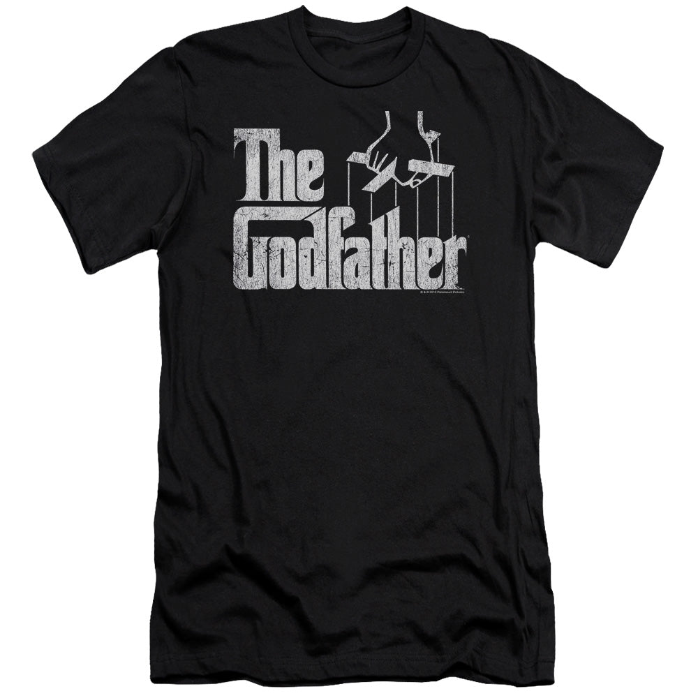 Godfather - Logo - Short Sleeve Adult 30/1 - Black T-shirt