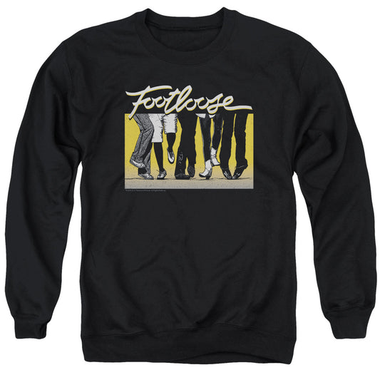 Footloose - Dance Party - Adult Crewneck Sweatshirt - Black