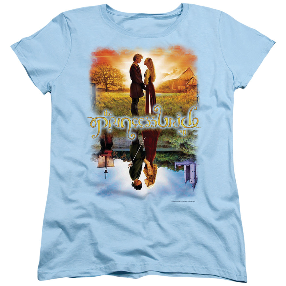 Princess Bride - Poster - Short Sleeve Womens Tee - Light Blue T-shirt