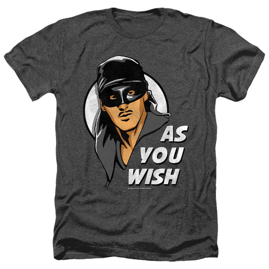Princess Bride - As You Wish - Adult Heather-black