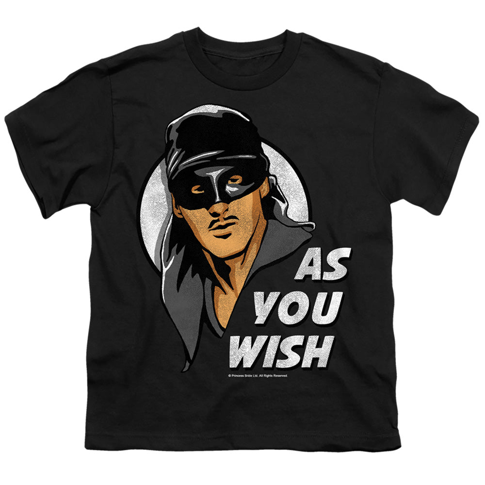 Princess Bride - As You Wish - Short Sleeve Youth 18/1 - Black T-shirt