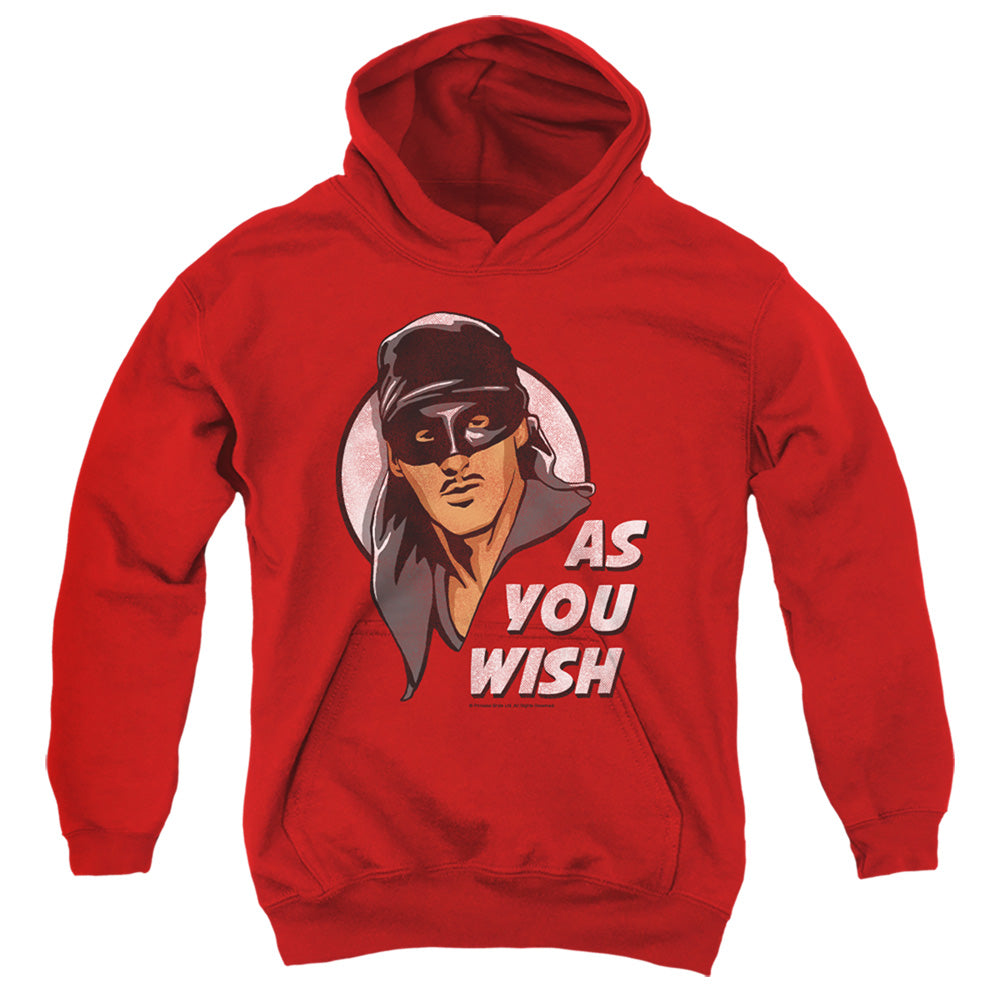 Princess Bride - As You Wish - Youth Pull-over Hoodie - Red