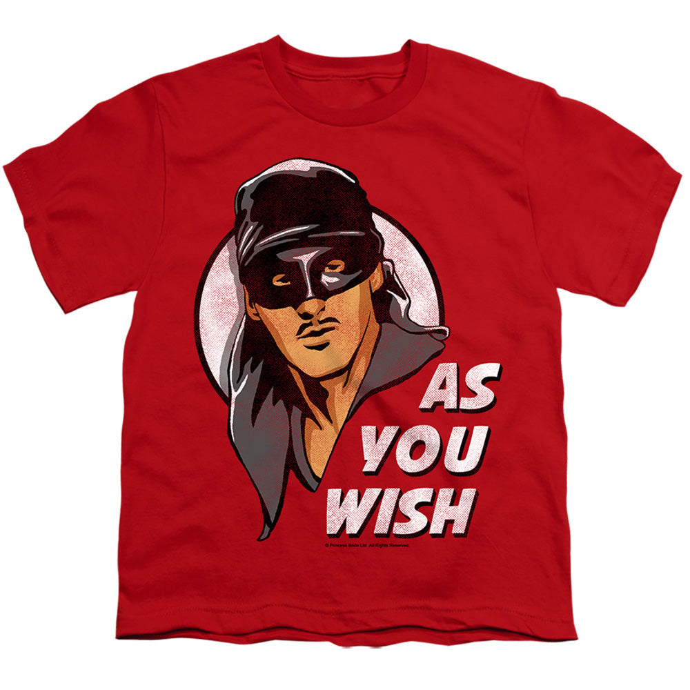 Princess Bride - As You Wish - Short Sleeve Youth 18/1 - Red T-shirt