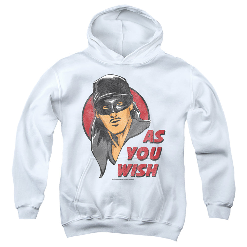 Princess Bride - As You Wish - Youth Pull-over Hoodie - White