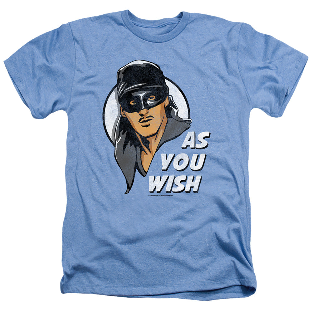 Princess Bride - As You Wish - Adult Heather - Light Blue