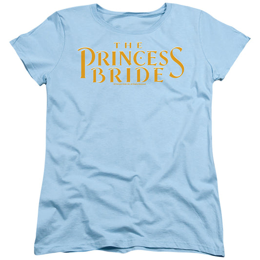 Princess Bride - Logo - Short Sleeve Womens Tee - Light Blue T-shirt