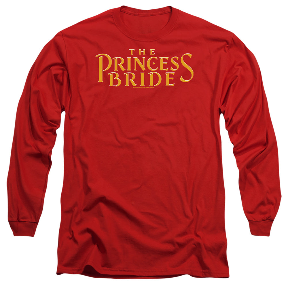 Princess Bride - Logo - Long Sleeve Adult 18/1 - Red T-shirt