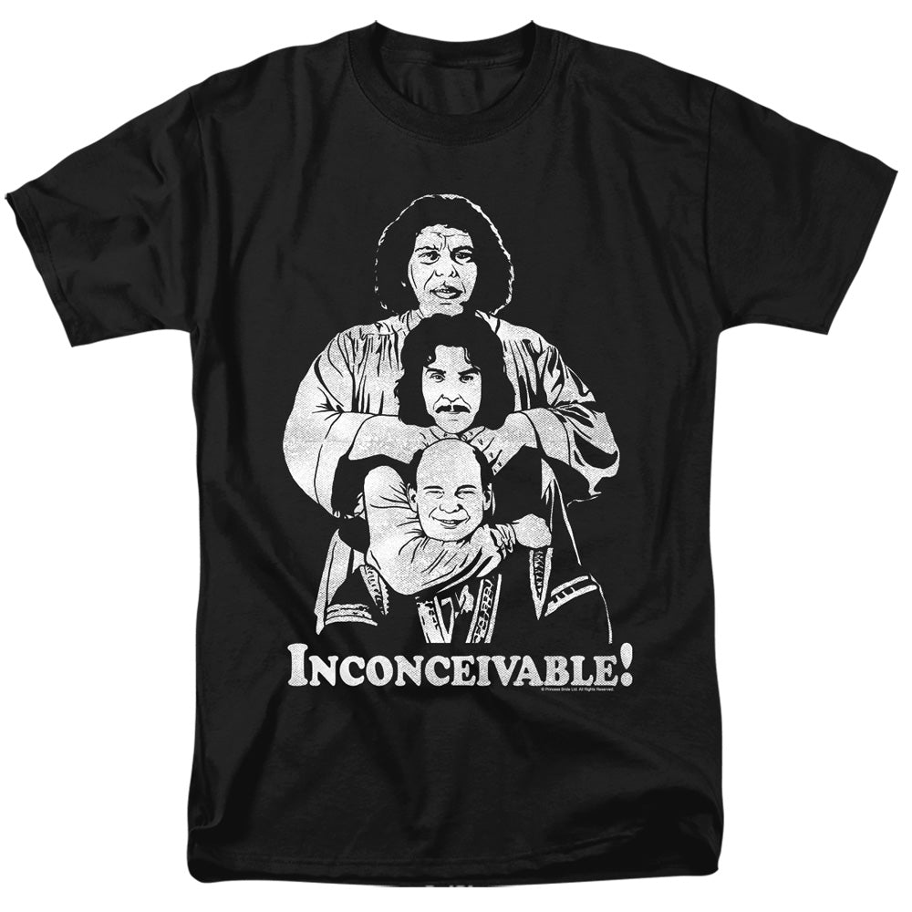 Princess Bride - Inconceivable - Short Sleeve Adult 18/1 - Black T-shirt