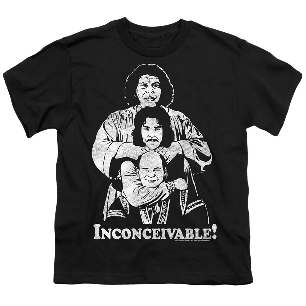 Princess Bride - Inconceivable - Short Sleeve Youth 18/1 - Black T-shirt