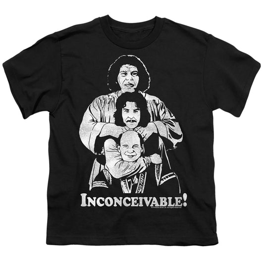 Princess Bride - Inconceivable - Short Sleeve Youth 18/1 - Black T-shirt
