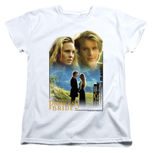 Princess Bride - Buttercup & Westley - Short Sleeve Womens Tee - White T-shirt