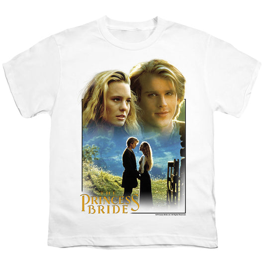 Princess Bride - Buttercup & Westley - Short Sleeve Youth 18/1 - White T-shirt