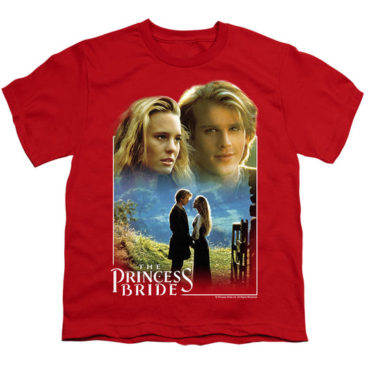 Princess Bride - Buttercup & Westley - Short Sleeve Youth 18/1 - Red T-shirt