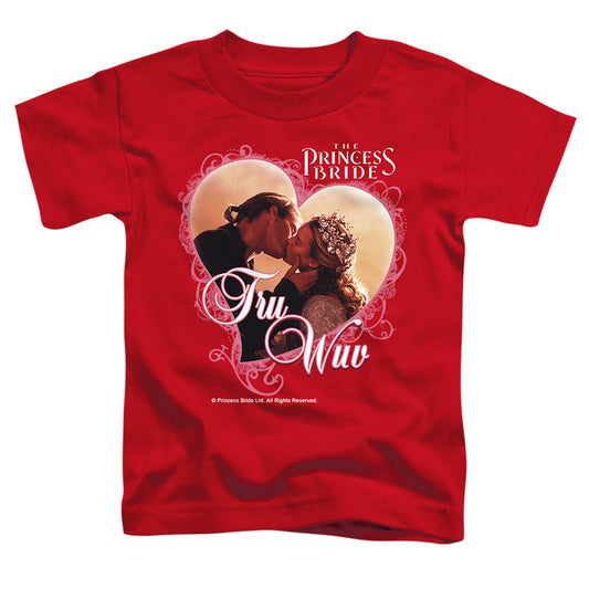 Princess Bride - Tru Wuv - Short Sleeve Toddler Tee - Red T-shirt