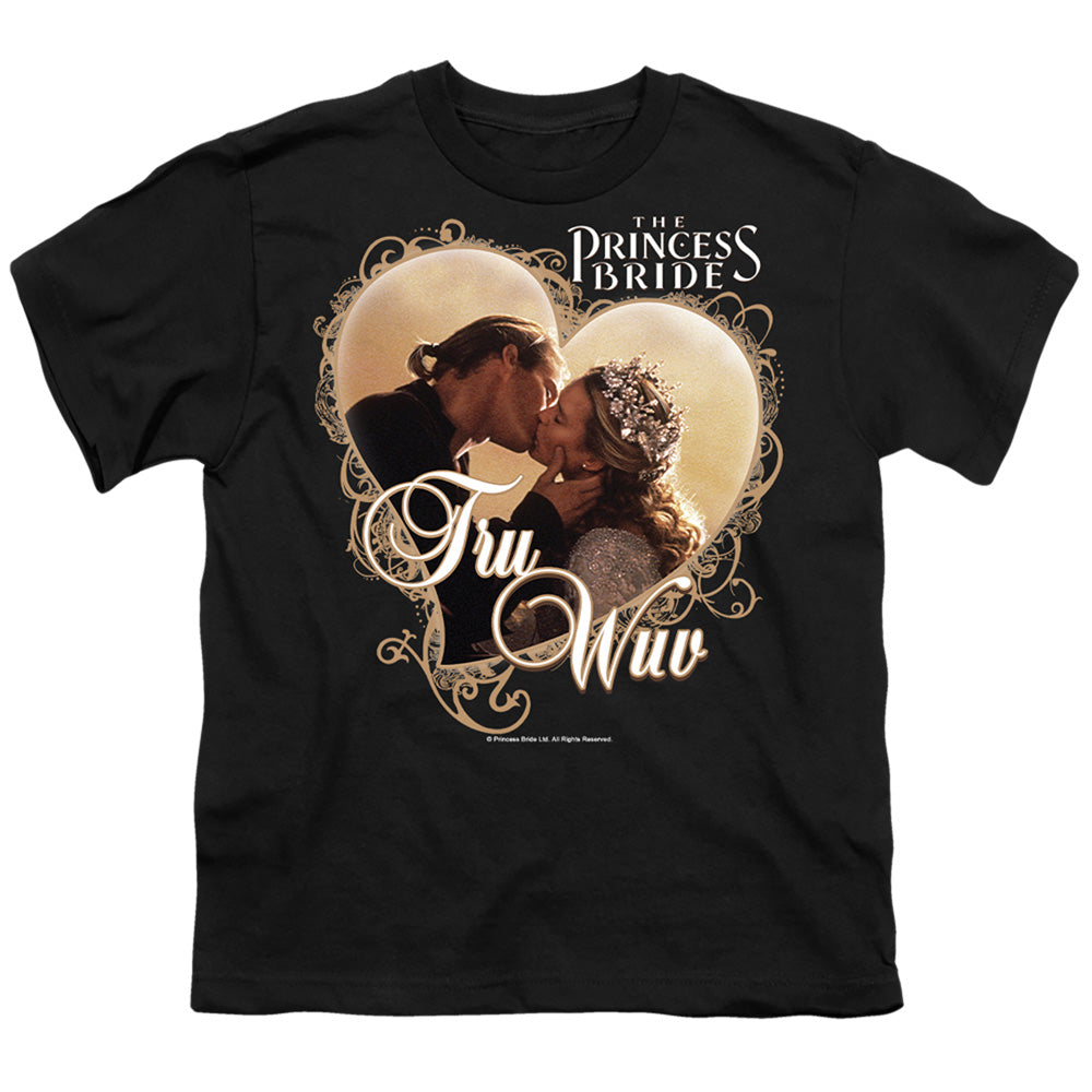 Princess Bride - Tru Wuv - Short Sleeve Youth 18/1 - Black T-shirt