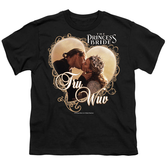 Princess Bride - Tru Wuv - Short Sleeve Youth 18/1 - Black T-shirt