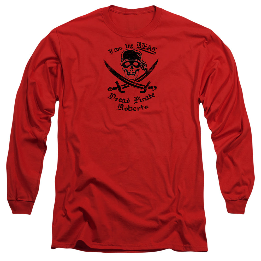 Princess Bride - The Real Dpr - Long Sleeve Adult 18/1 - Red T-shirt