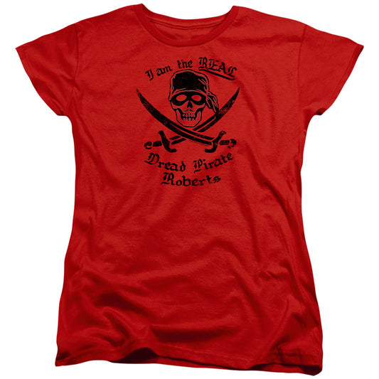 Princess Bride - The Real Dpr - Short Sleeve Womens Tee - Red T-shirt
