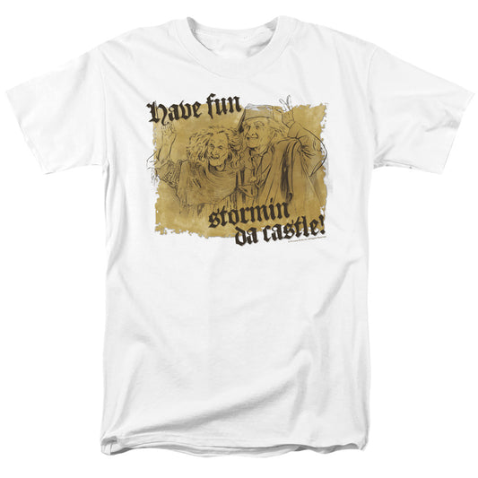 Princess Bride - Stormin Da Castle - Short Sleeve Adult 18/1 - White T-shirt