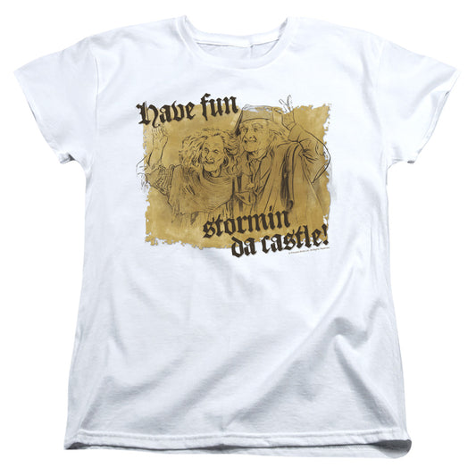Princess Bride - Stormin Da Castle - Short Sleeve Womens Tee - White T-shirt