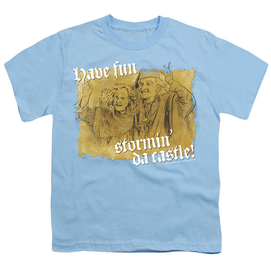 Princess Bride - Stormin Da Castle - Short Sleeve Youth 18/1 - Light Blue T-shirt