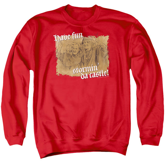 Princess Bride - Stormin Da Castle - Adult Crewneck Sweatshirt - Red
