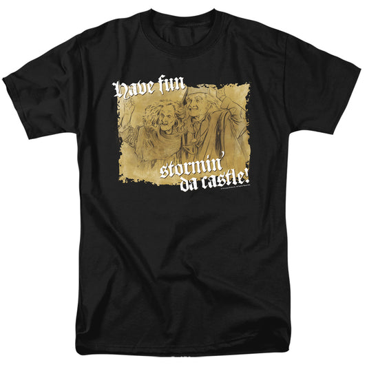 Princess Bride - Stormin Da Castle - Short Sleeve Adult 18/1 - Black T-shirt