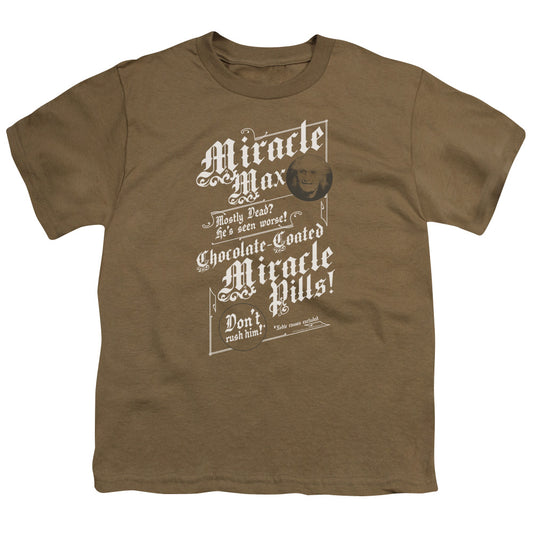 Princess Bride - Miracle Max - Short Sleeve Youth 18/1 - Safari Green T-shirt