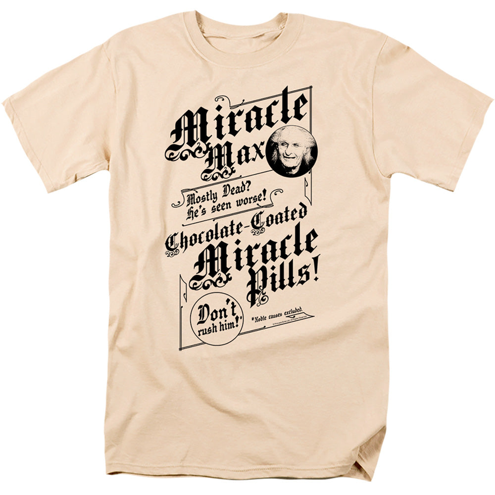 Princess Bride - Miracle Max - Short Sleeve Adult 18/1 - Cream T-shirt