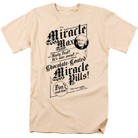 Princess Bride - Miracle Max - Short Sleeve Adult 18/1 - Cream T-shirt
