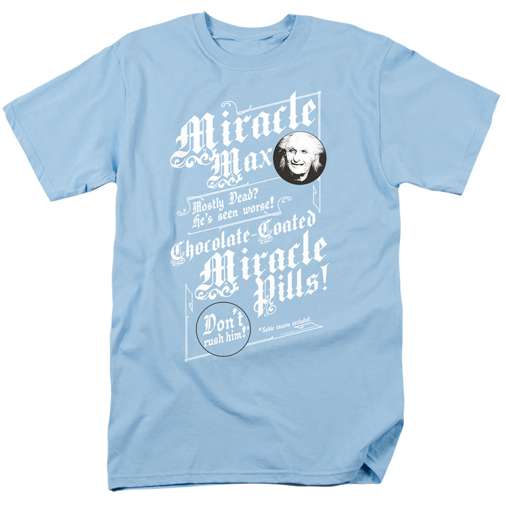 Princess Bride - Miracle Max - Short Sleeve Adult 18/1 - Light Blue T-shirt