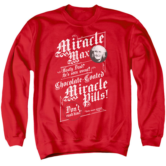 Princess Bride - Miracle Max - Adult Crewneck Sweatshirt - Red
