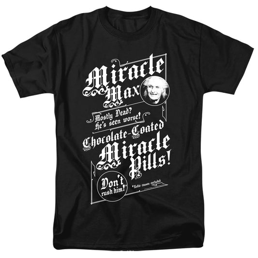 Princess Bride - Miracle Max - Short Sleeve Adult 18/1 - Black T-shirt