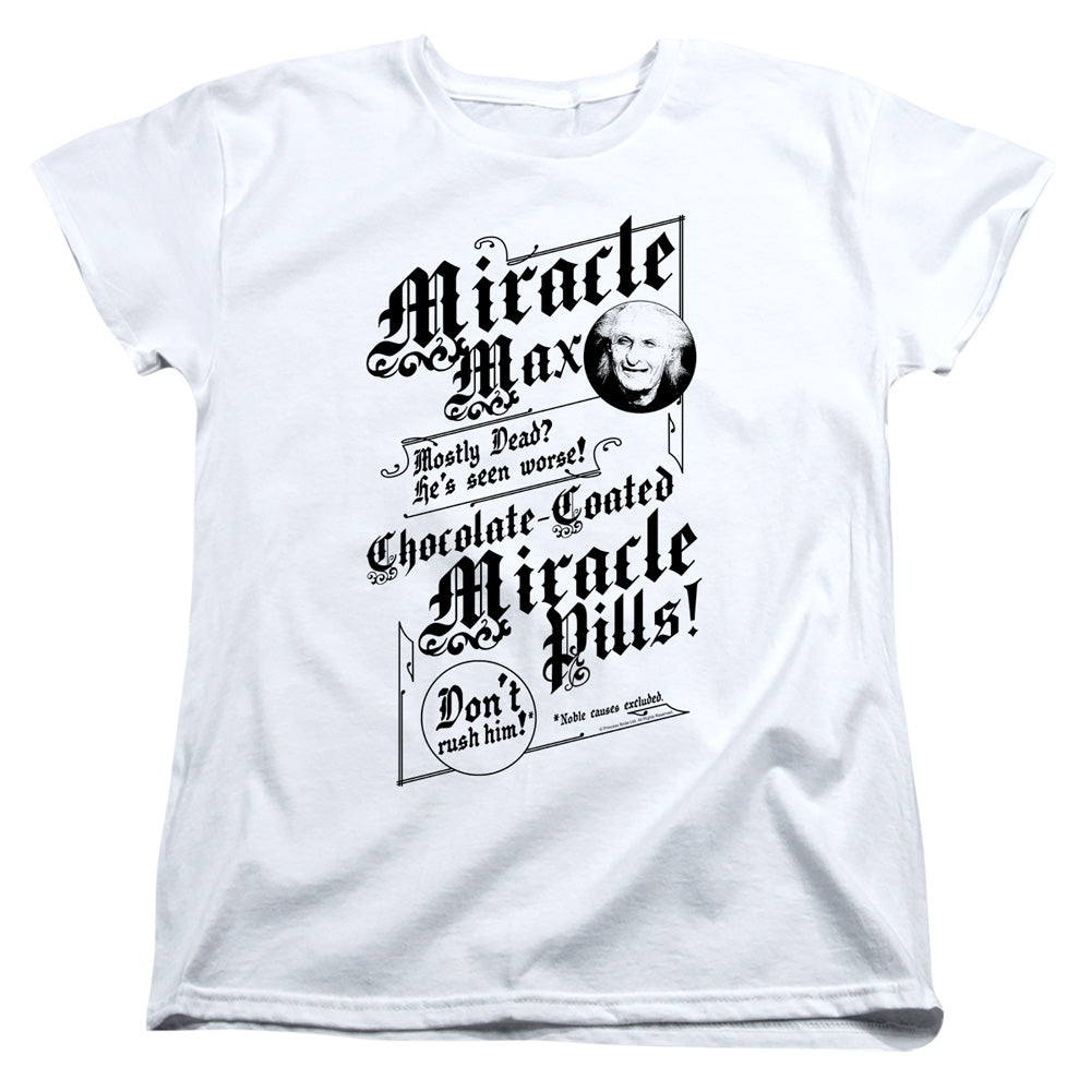Princess Bride - Miracle Max - Short Sleeve Womens Tee - White T-shirt